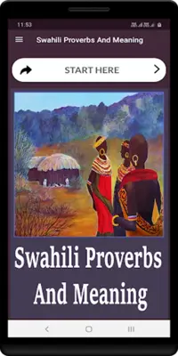 Swahili Proverbs And Meaning android App screenshot 4